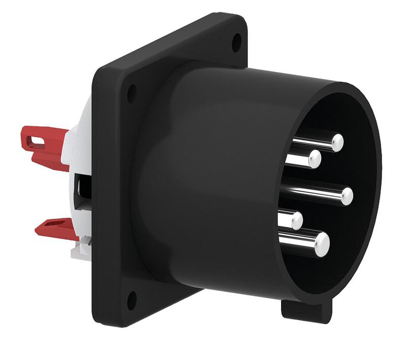 Вилка панельная 32А 5п 3P+N+PE 230-380В IP44 Bals 28298