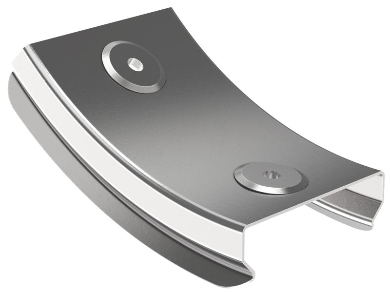 Крышка угла плавного 45град. тип В10 ESCA 80мм IEK CPV51D-0-45-080-08