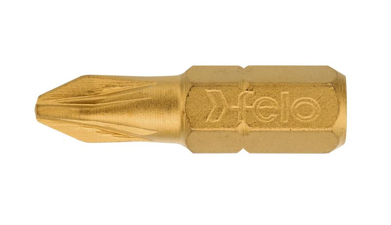 Бита крестовая TiN PZ 2х25 (уп.10шт) FELO 02102070