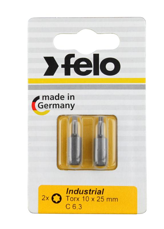 Бита Industrial Torx 10х25 (блист.2шт) FELO 02610036