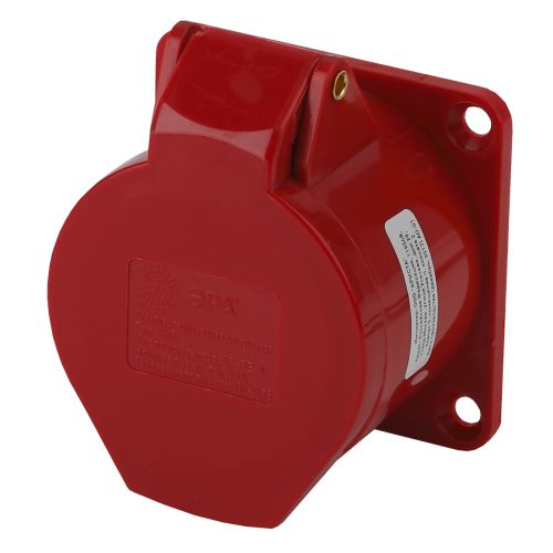 Розетка стационарная внутренняя 415 3Р+РЕ+N 16А 380В IP44 (20/120/1440) ЭРА Б0032869