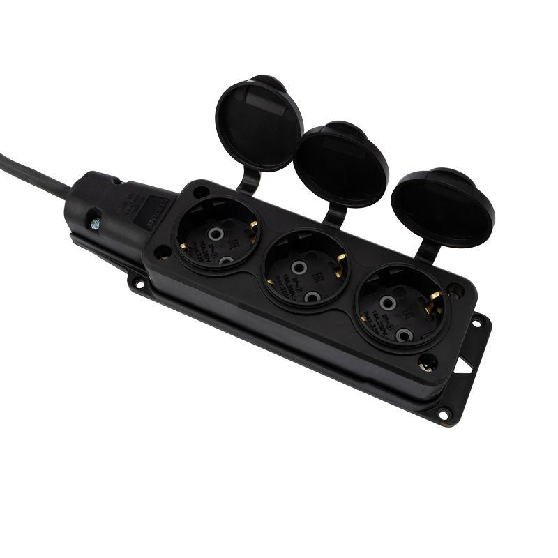 Удлинитель-шнур 3х30м с заземл. 16А IP44 3.5кВт КГ 3х1.5 морозостойкий Rexant 11-7076