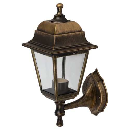 Светильник садово-парковый "Леда" НБУ 04-60-001 настенный четырехгран. бронза Эра Б0048112