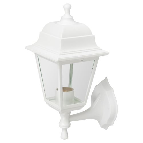 Светильник садово-парковый "Леда" НБУ 04-60-001 настенный четырехгран. бел. Эра Б0048113