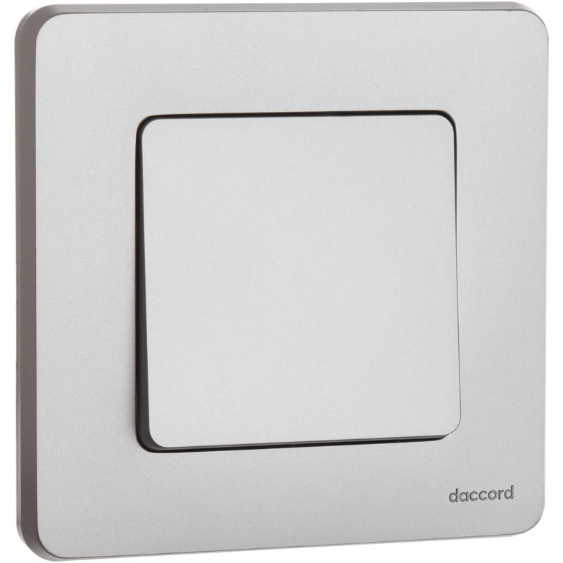 Переключатель 1-кл. Inspiria 10А IP20 250В 10AX механизм алюм. IEK 673652