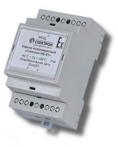 Барьер искрозащиты шлейфов сигнализации Спектрон-ИБ-02 одноканальный Спектрон НПО 263415