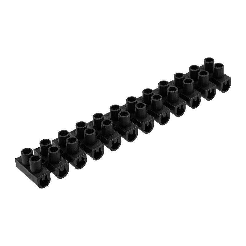 Колодка клеммная винтовая KВ-10 4-10кв.мм 10А полипропилен черн. (инд. упак.) Rexant 07-5010-2-7