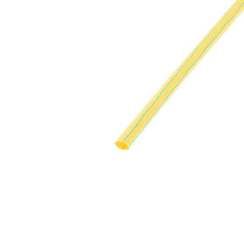 Трубка термоусадочная ТУТ нг 2.0/1.0 желт./зел. 1м (уп.50шт) Rexant 20-2007