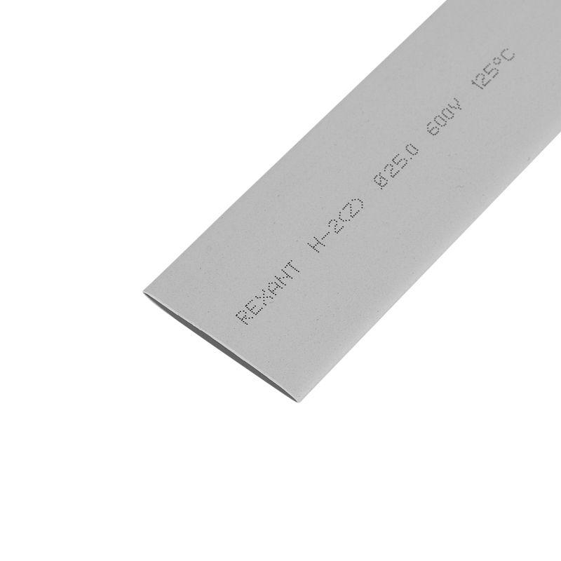 Трубка термоусадочная ТУТ нг 25.0/12.5 сер. 1м (уп.10шт) Rexant 22-5010