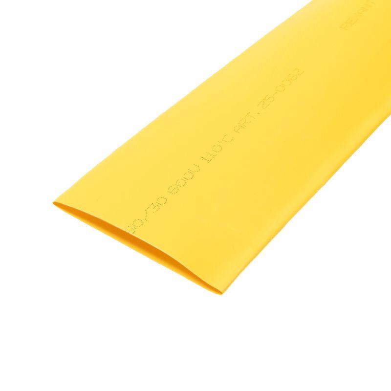 Трубка термоусадочная ТУТ нг 60.0/30.0 желт. 1м (уп.10шт) Rexant 25-0062