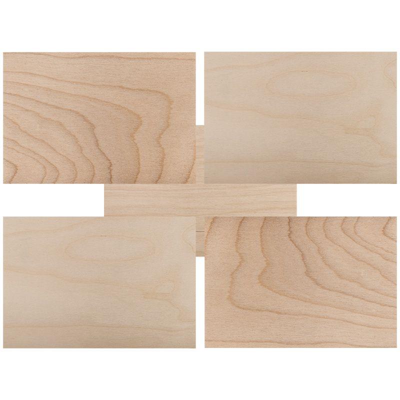 Набор досок для выжигания "Набор творческий" (без рисунка) 148х210мм (А5) пакет (уп.5шт) Rexant 12-0940