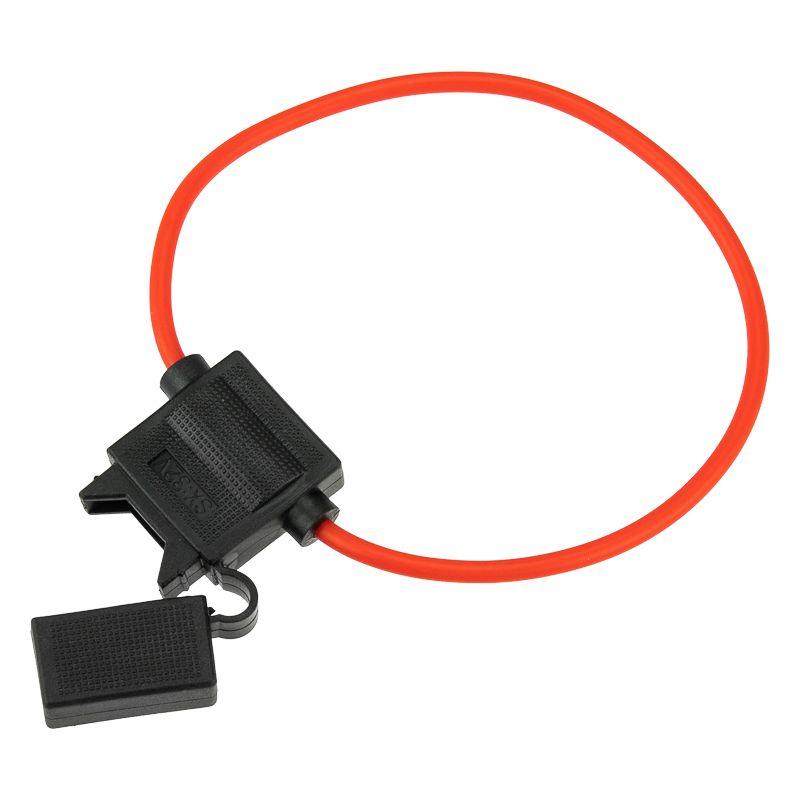 Держатель предохранителя типа стандарт прямоугольный черн. Rexant 16-0421