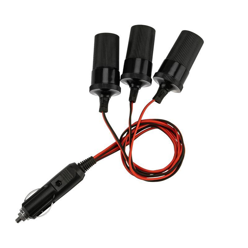 Разветвитель автоприкуривателя 3 гнезда шнур Rexant 16-0221