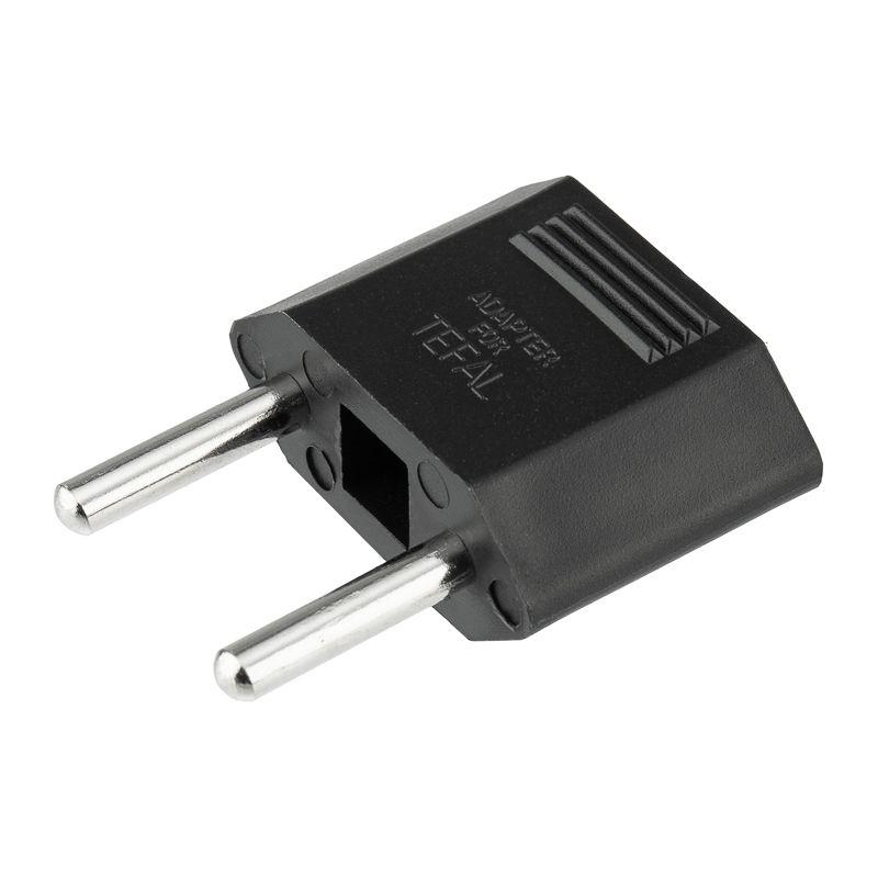 Переходник сетевой плоский "Тефаль" черн. (блист. F) Rexant 11-1042-01