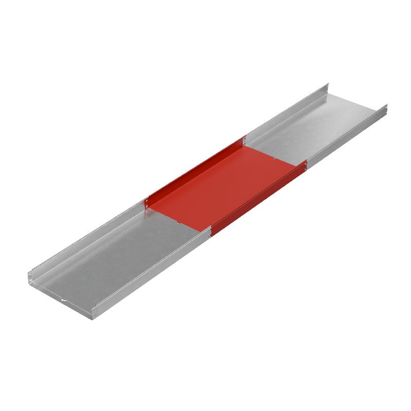 Лоток листовой неперфорированный 600х100 L2000 1.5мм "Быстрый монтаж ПЛЮС" LNplus100-600-1.5-2000 HD КМ PL3059