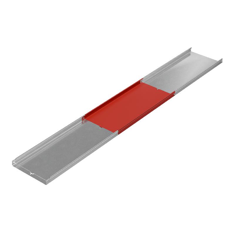 Лоток листовой неперфорированный 400х50 L2000 1.2мм "Быстрый монтаж ПЛЮС" LNplus50-400-1.2-2000 HD КМ PL3010