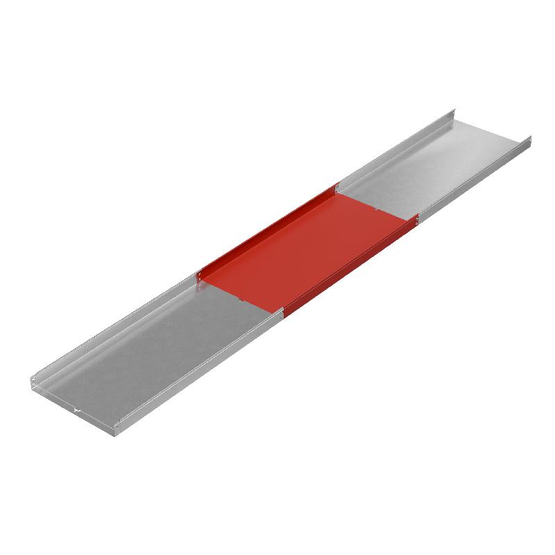 Лоток листовой неперфорированный 600х80 L2500 1мм "Быстрый монтаж ПЛЮС" LNplus80-600-1.0-2500 КМ PL9390