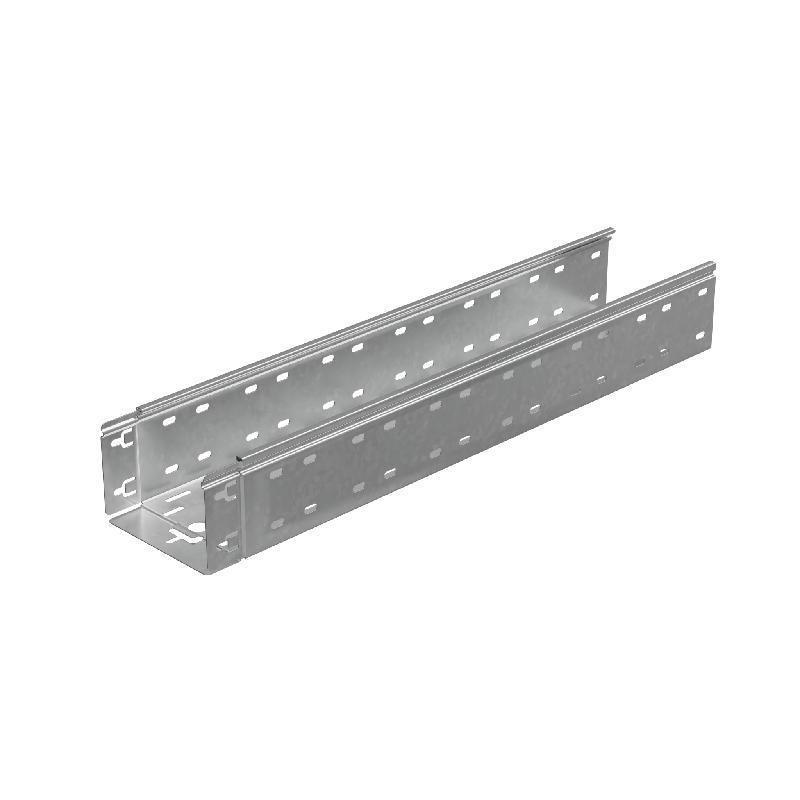 Лоток листовой перфорированный 150х100 L2500 0.8мм "Быстрый монтаж ПЛЮС" LPplus100-150-0.8-2500 HD КМ PL9580