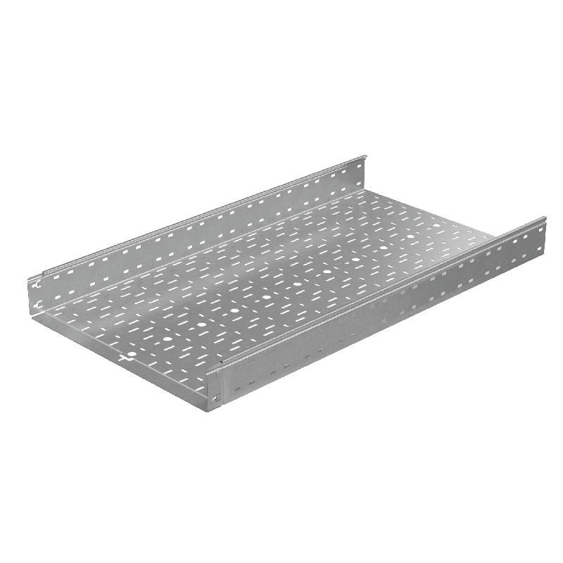 Лоток листовой перфорированный 600х100 L2500 1мм "Быстрый монтаж ПЛЮС" LPplus100-600-1.0-2500 КМ PL9343