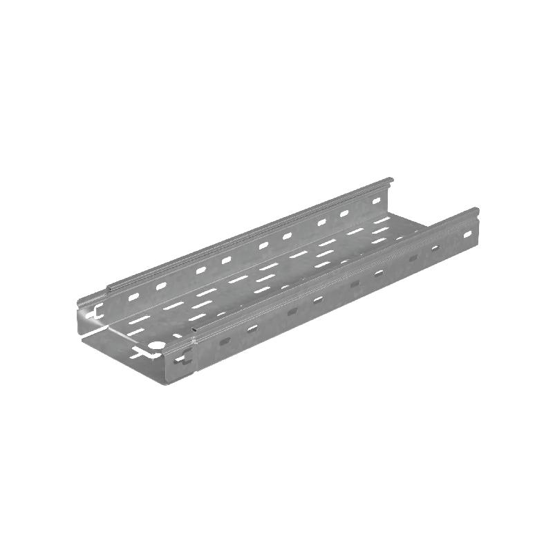 Лоток листовой перфорированный 150х50 L2500 0.8мм "Быстрый монтаж ПЛЮС" LPplus50-150-0.8-2500 HD КМ PL9539