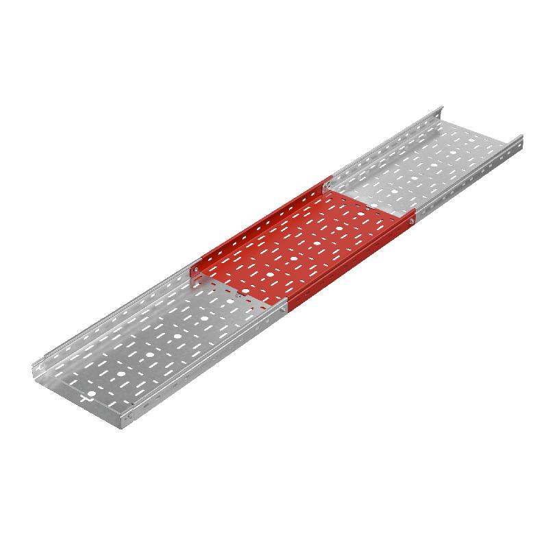 Лоток листовой перфорированный 300х50 L2000 0.7мм "Быстрый монтаж ПЛЮС" LPplus50-300-0.7-2000 КМ PL2483