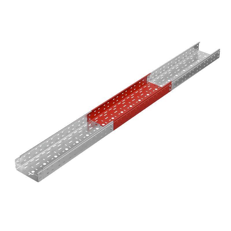 Лоток листовой перфорированный 200х80 L2000 0.8мм "Быстрый монтаж ПЛЮС" LPplus80-200-0.8-2000 КМ PL2837