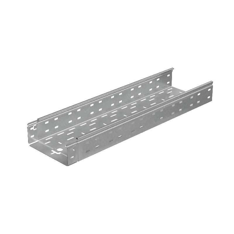 Лоток листовой перфорированный 200х80 L2500 1.5мм "Быстрый монтаж ПЛЮС" LPplus80-200-1.5-2500 КМ PL9319