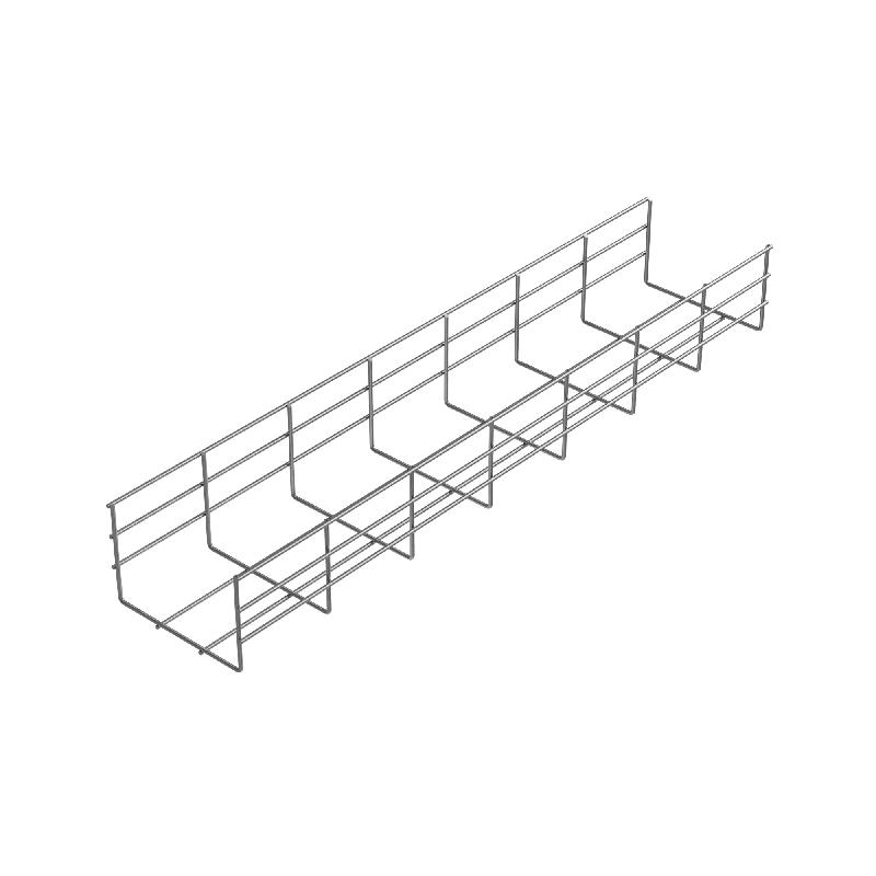 Лоток проволочный 200х100 L3000 сталь 5мм PL100-200-5-3000 оцинк. КМ LO20493