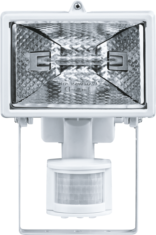 Прожектор 94 608 NFL-SH1-150-R7s/WH 150Вт R7s IP44 (ИО 150вт бел. с датчиком движ.) Navigator 94608