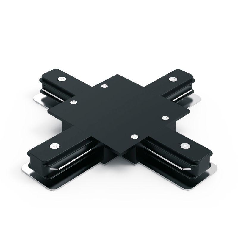 Коннектор Track однофазный для встраив. трековых шинопроводов (+) черн. GAUSS TR137