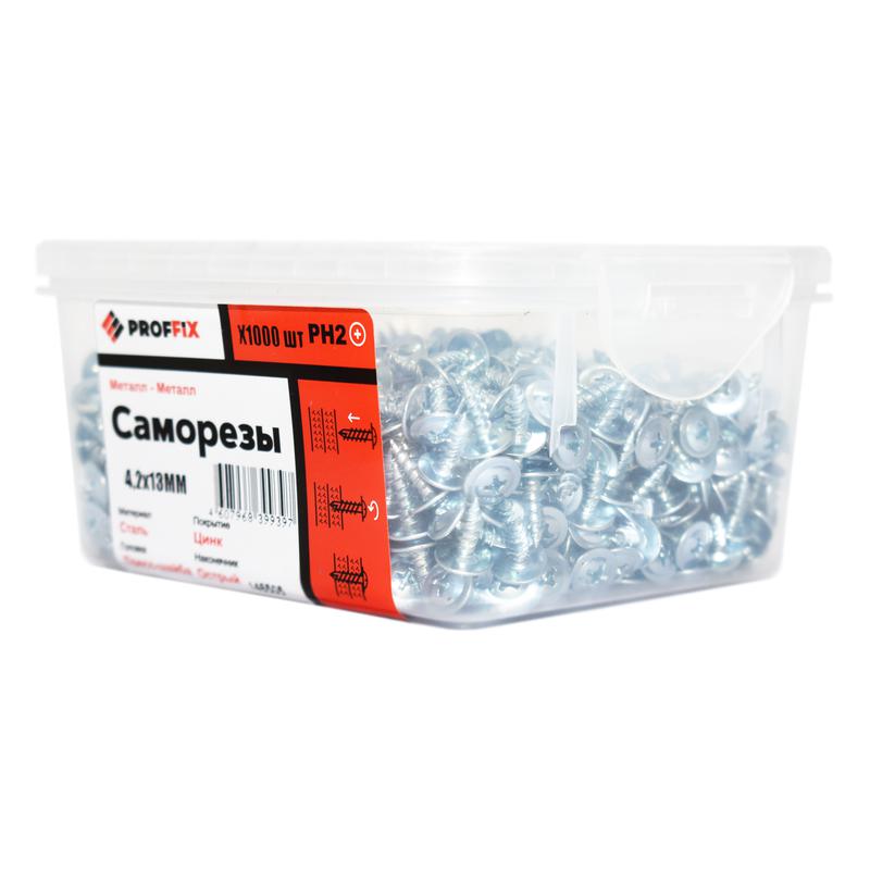 Саморез СММ 4.2х13 усилен. (TWN) (контейнер) (уп.1000шт) Tech-Krep PRO/Zitar 146505