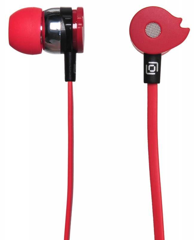 Наушники вкладыши Оклик HP-S-210 1.2м красн. проводн. в ушной раковине (D1-1) ОКЛИК 374405