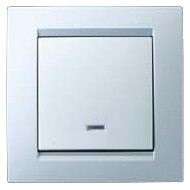 Выключатель 1-кл. СП Simon 15 16А IP20 с индикацией бел. Simon 1590104-030