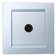 Розетка телевизионная TV СП 1мод. Simon15 IP20 бел. Simon 1590475-030