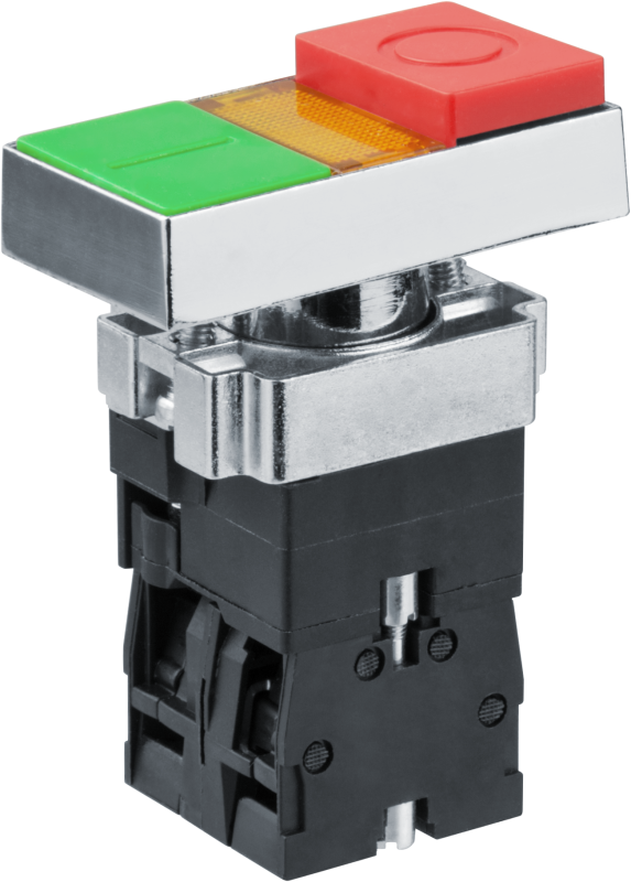 Кнопка d22мм 230В NO+NC 82 808 NBI-B-01 I-0 Navigator 82808