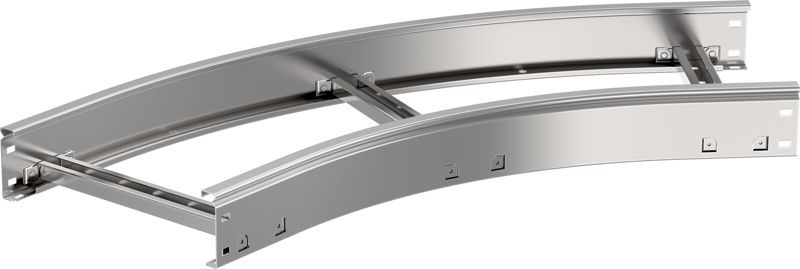 Угол для лотка 45град. 400х100 R600 LESTA IEK CPG05-4-45-100-400