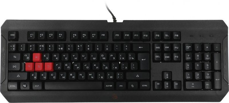 Клавиатура Bloody Q100 черн. USB Multimedia for gamer Q100 USB A4TECH 945258