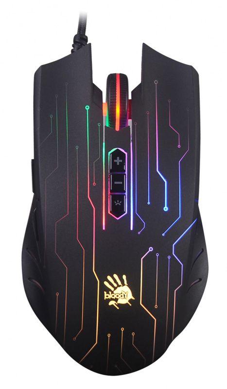 Мышь Bloody Q82 черн./рисунок оптическая 3200dpi USB3.0 8but Q82 A4TECH 492782