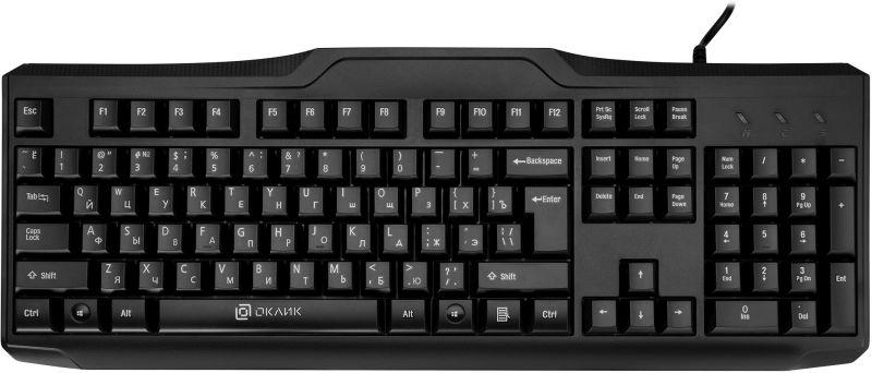 Клавиатура 170M черн. USB KW-1318 ОКЛИК 855272