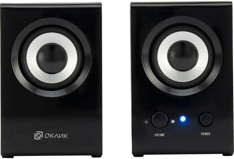Колонки OK-160 2.0 черн. 6Вт D3 ОКЛИК 417559