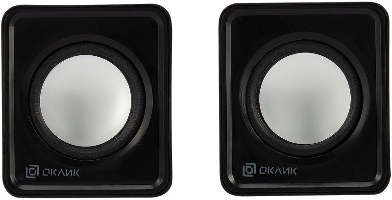 Колонки OK-331 2.0 черн. 6Вт HS-01A BLACK ОКЛИК 440404