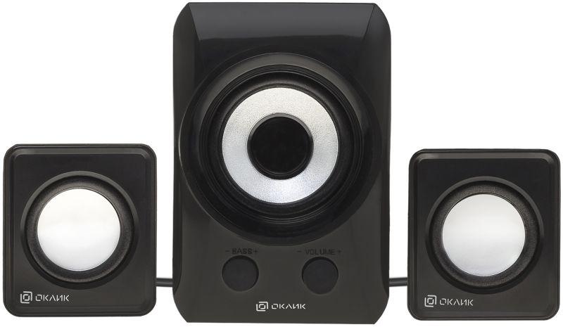 Колонки OK-420 2.1 черн. 11Вт HS-35 BLACK ОКЛИК 440405