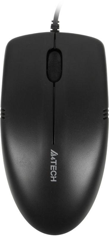 Мышь V-Track Padless OP-530NU черн. оптическая 1000dpi USB 3but OP-530NU A4TECH 631895