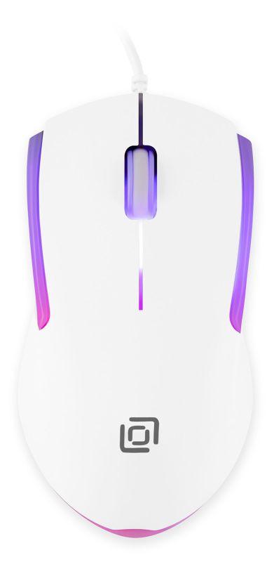 Мышь 245M бел. оптическая 1000dpi USB 3but 245M ОКЛИК 471480