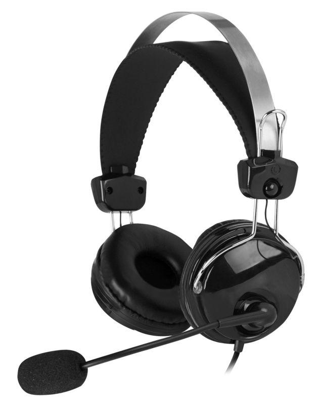 Наушники с микрофоном HU-7P черн. 2м накладные USB оголовье HU-7P A4TECH 1379906