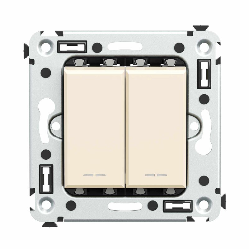 Инвертор 2-кл. СП "Avanti" "Ванильная дымка" DKC 4405124