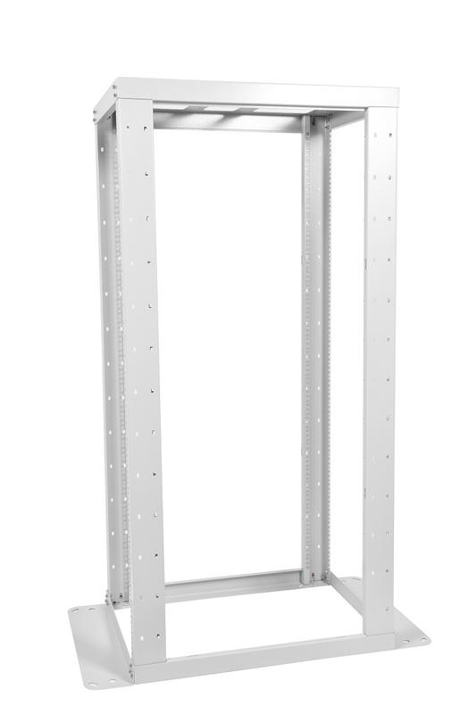 Стойка двухрамная СТК-С-42.2.1000 42U 560х1280мм направл. закл. гайки 450кг сер. ЦМО 1199703