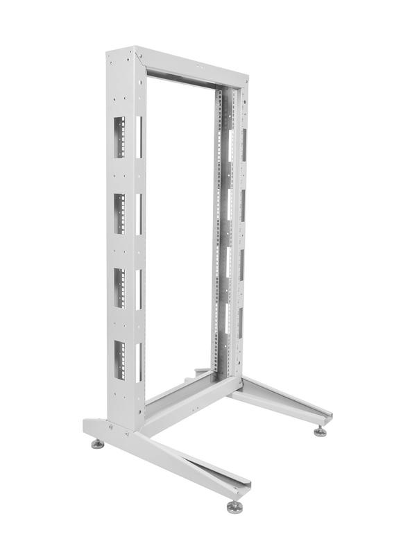 Стойка однорамная СТК-33 33U 600х600мм направл. закл. гайки 180кг сер. ЦМО 1604701