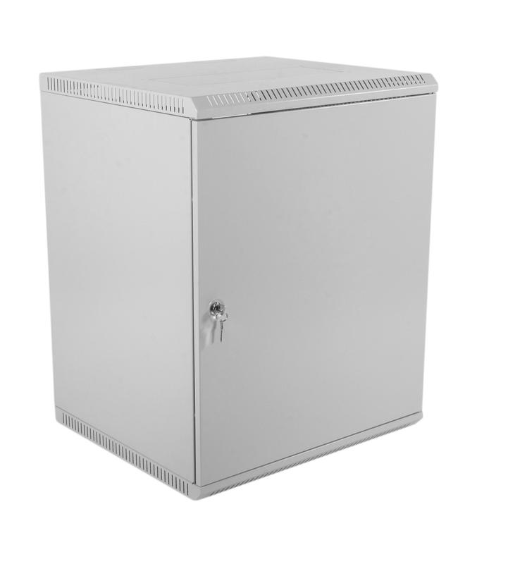 Шкаф коммутационный ШРН-Э-12.650.1 12U 600х650мм передн. двер. метал. несъемн. боков. панел. 50кг сер. ЦМО 1132022