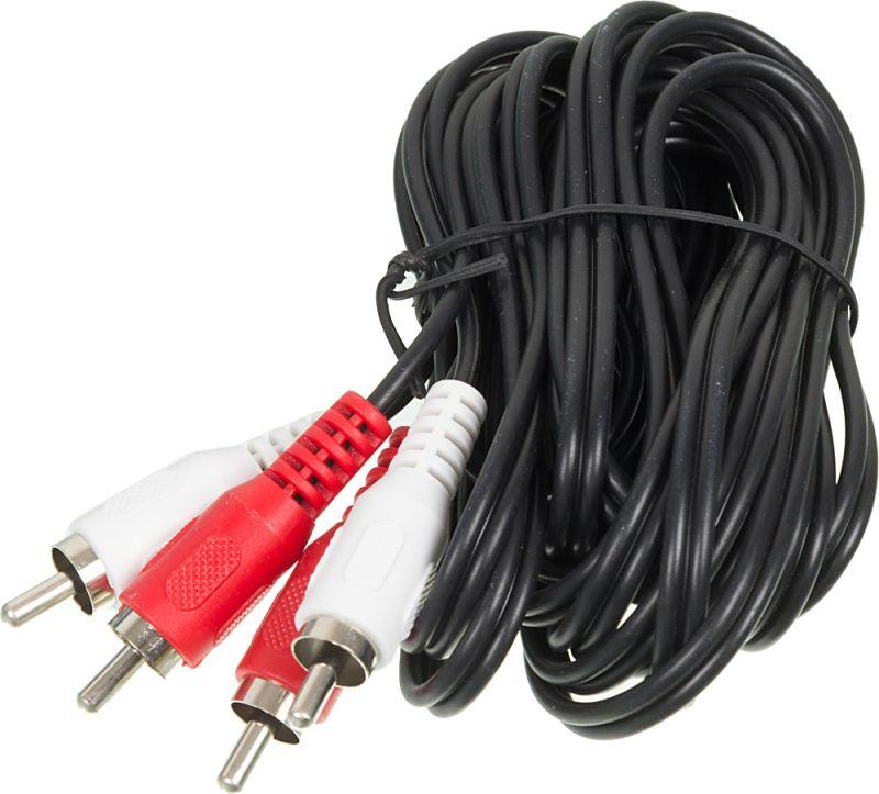 Кабель соединительный аудио 2хRCA (m)/2хRCA (m) 3м. черн. (BAAC024-3) BURO 817198